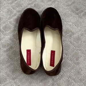 Venezia Deep Brown Velvet Loafers